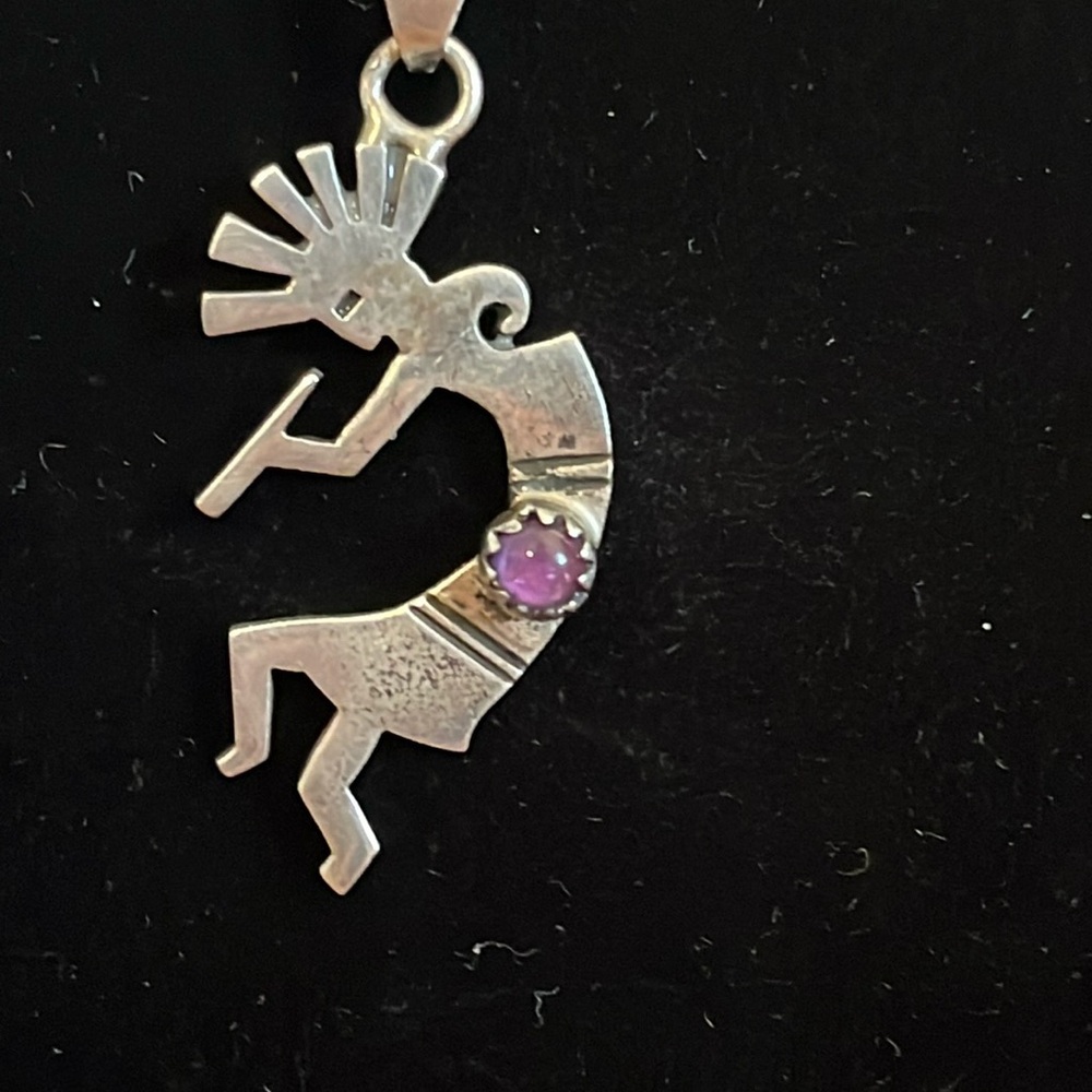 Kokopelli with cabochon necklace